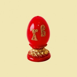 Свеча "Пасхальное яйцо "красное" (малое)